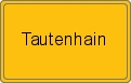 Ortsschild von Tautenhain