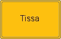 Ortsschild von Tissa