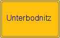 Ortsschild von Unterbodnitz