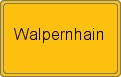 Ortsschild von Walpernhain