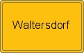 Ortsschild von Waltersdorf