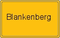 Ortsschild von Blankenberg