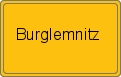 Ortsschild von Burglemnitz