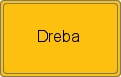 Ortsschild von Dreba