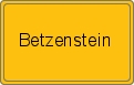 Ortsschild von Betzenstein