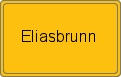 Ortsschild von Eliasbrunn