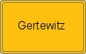 Ortsschild von Gertewitz