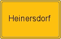 Ortsschild von Heinersdorf