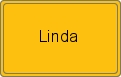 Ortsschild von Linda