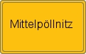 Ortsschild von Mittelpöllnitz