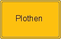 Ortsschild von Plothen