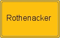 Ortsschild von Rothenacker