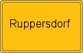 Ortsschild von Ruppersdorf