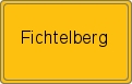 Ortsschild von Fichtelberg