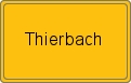 Ortsschild von Thierbach