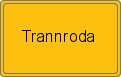 Ortsschild von Trannroda