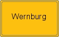 Ortsschild von Wernburg