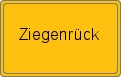 Ortsschild von Ziegenrück
