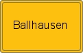 Ortsschild von Ballhausen