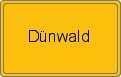 Ortsschild von Dünwald