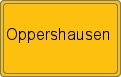 Ortsschild von Oppershausen