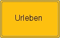 Ortsschild von Urleben