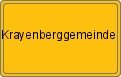 Ortsschild von Krayenberggemeinde