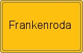 Ortsschild von Frankenroda