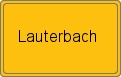 Ortsschild von Lauterbach
