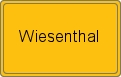 Ortsschild von Wiesenthal