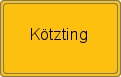 Ortsschild von Kötzting