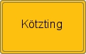 Ortsschild von Kötzting