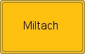 Ortsschild von Miltach