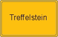 Ortsschild von Treffelstein