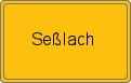 Ortsschild von Seßlach