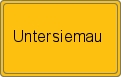 Ortsschild von Untersiemau