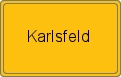 Ortsschild von Karlsfeld