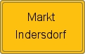 Ortsschild von Markt Indersdorf