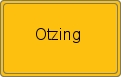 Ortsschild von Otzing