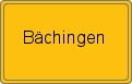 Ortsschild von Bächingen