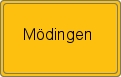 Ortsschild von Mödingen