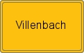 Ortsschild von Villenbach