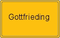 Ortsschild von Gottfrieding