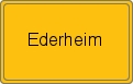 Ortsschild von Ederheim