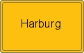 Ortsschild von Harburg