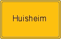 Ortsschild von Huisheim