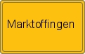 Ortsschild von Marktoffingen