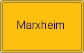 Ortsschild von Marxheim