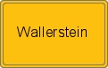 Ortsschild von Wallerstein