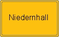 Ortsschild von Niedernhall